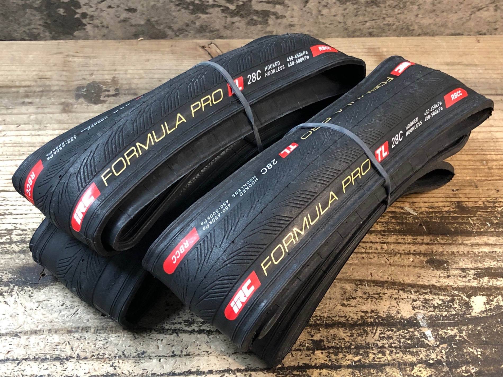 JR597 IRC フォーミュラー FORMULA PRO TL 28C 2本セット チューブレス