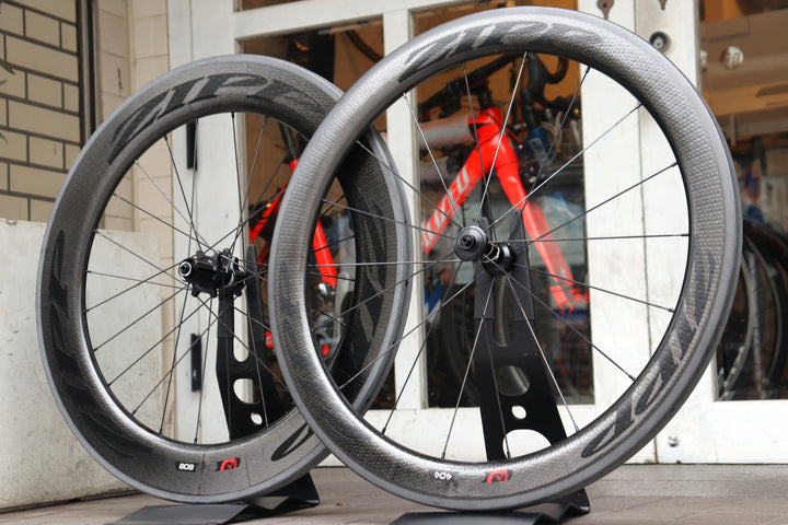 【未使用品！】 ジップ ZIPP 404/808 FIRECREST カーボン チューブラ― ホイールセット シマノ11S/12S 【横浜店】