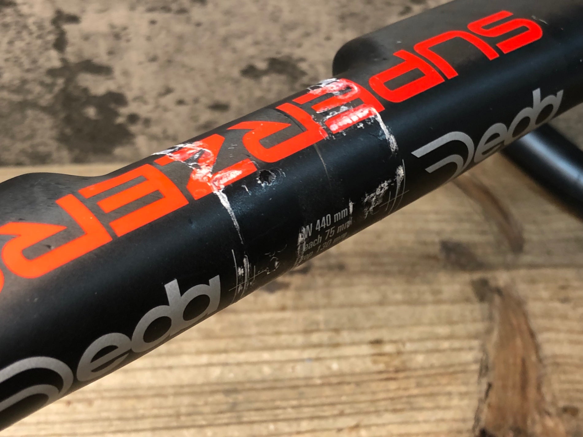 JR261 デダ Deda SUPERZERO カーボン ドロップハンドル W440cm Φ31.7
