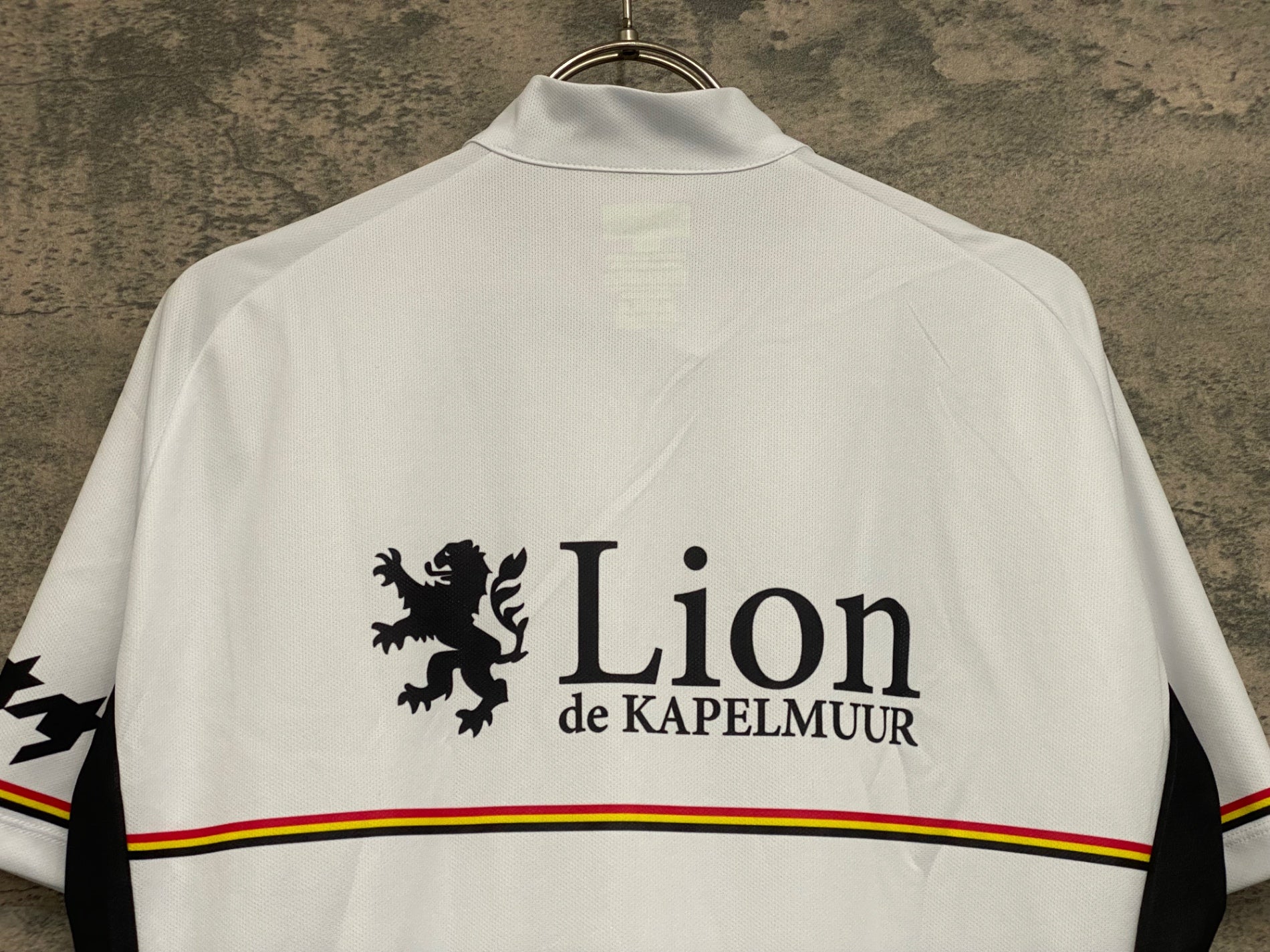 Lion de KAPELMUUR サイクルジャージ ホワイト/ブラック JX276 リオンドカペルミュール Lion de KAPELMUUR 半袖 サイクル