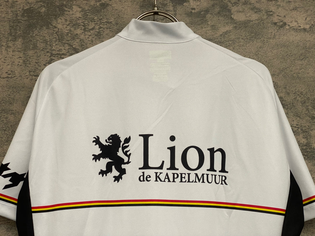 JX276 リオンドカペルミュール Lion de KAPELMUUR 半袖 サイクルジャージ 白 XL
