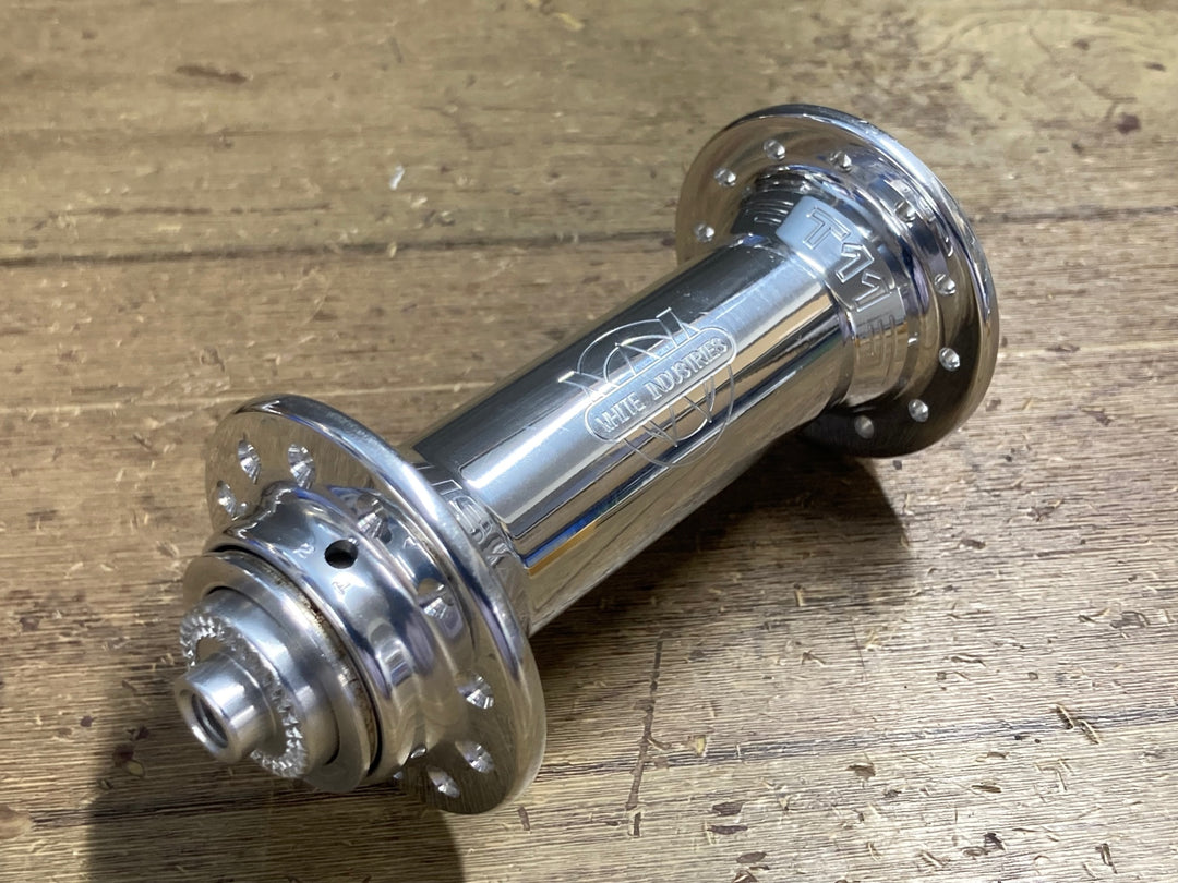 KP146 ホワイトインダストリーズ WHITE INDUSTRIES T11 ロードハブ 前後セット 100/130mm 24H シルバー