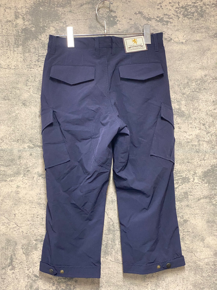 KA336 カペルミュール KAPELMUUR ロップドカーゴパンツ 着脱パッド付 濃紺 S 28-19inch