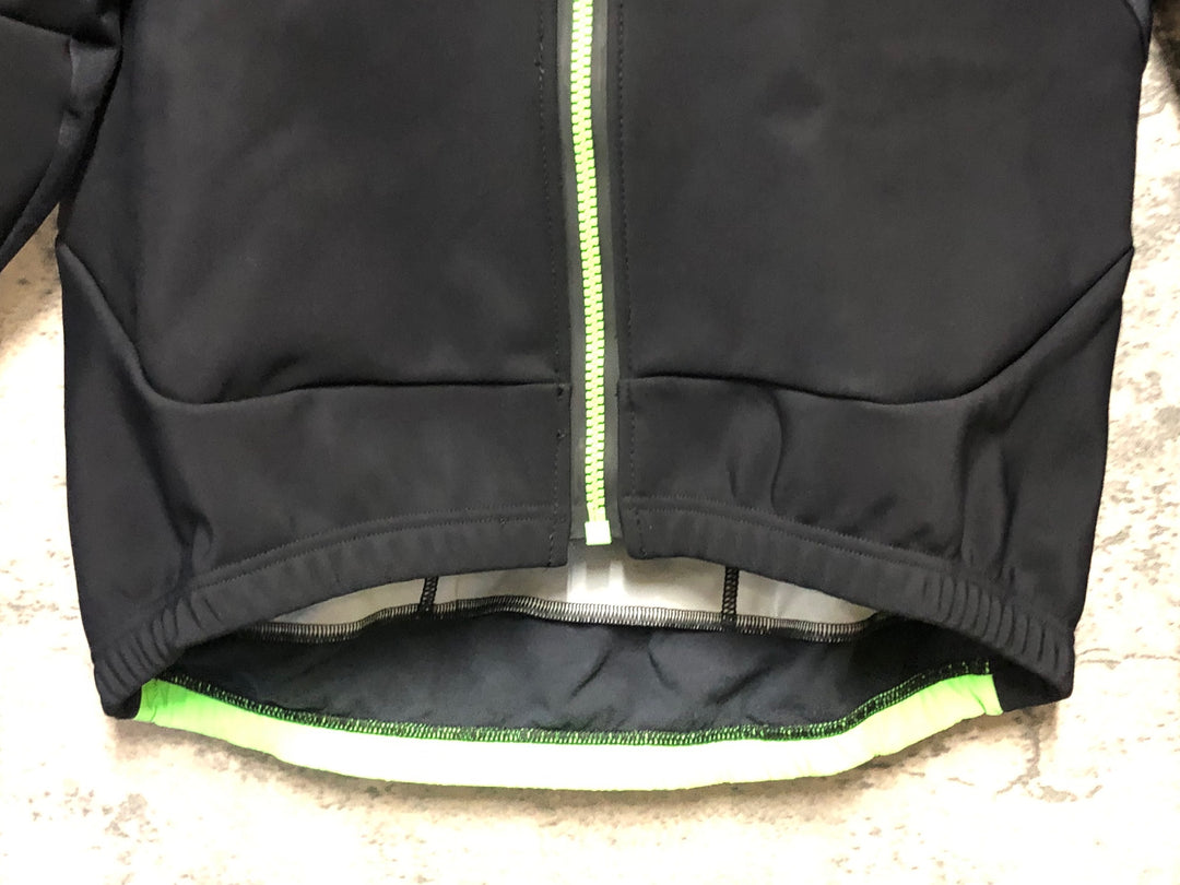 KP576 Q36.5 長袖 サイクルジャージ 黒 M 裏起毛