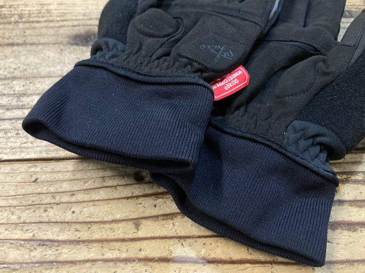KG458 シマノ SHIMANO 長指 グローブ 黒 L 裏起毛 GORE WINDSTOPPER