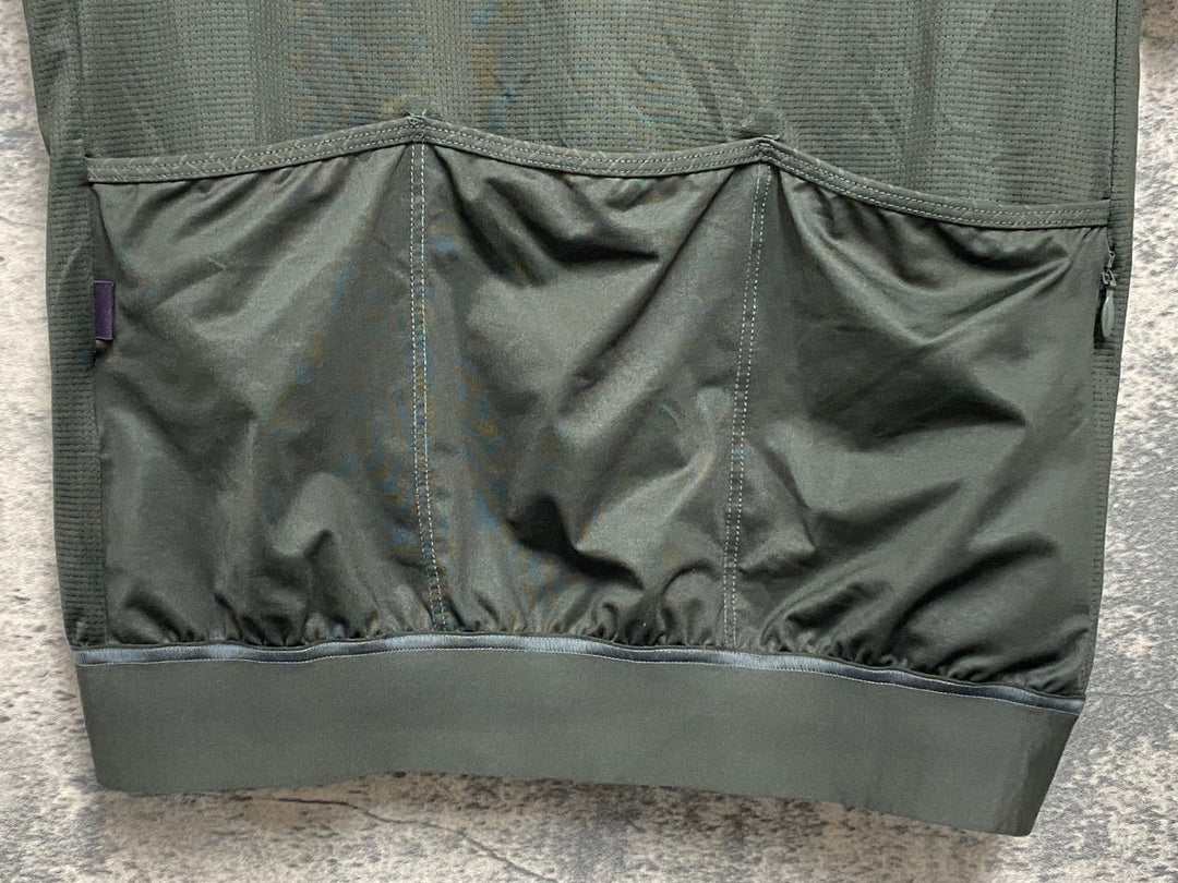 KA589 パスノーマルスタジオ PAS NORMAL STUDIOS MECHANISM JERSEY 半袖 サイクルジャージ オリーブ L