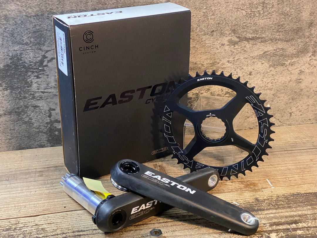 JU367 イーストン EASTON EC90 SL カーボン クランクセット 175mm 44T ナローワイドリング付 11S スピンドルΦ30 未使用