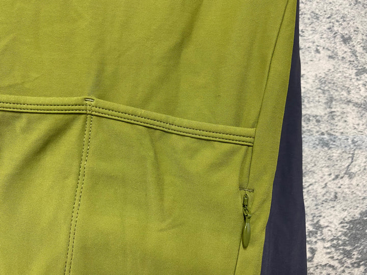 JY516 パスノーマルスタジオ PAS NORMAL STUDIOS Mechanism Long Sleeve Jersey 長袖 サイクルジャージ グレー グリーン レディース S ※スレ