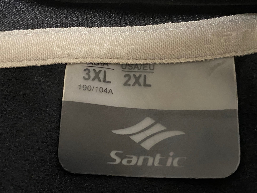 KP697 サンディック Santic 長袖 サイクルジャケット 黒 3XL 裏起毛