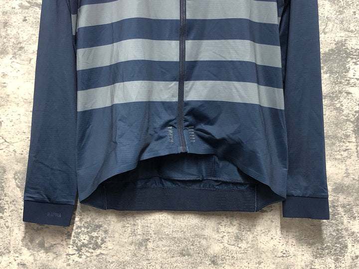 KN767 ラファ Rapha RCC PRO TEAM LONG SLEEVE JERSEY 長袖 サイクルジャージ 紺 L
