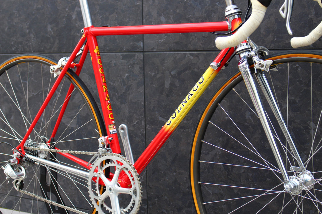 コルナゴ COLNAGO スパイラルコニック SPIRAL CONIC SLX 1990頃 カンパニョーロ レコード チタニウム 8S クロモリ ロードバイク 【福岡店】
