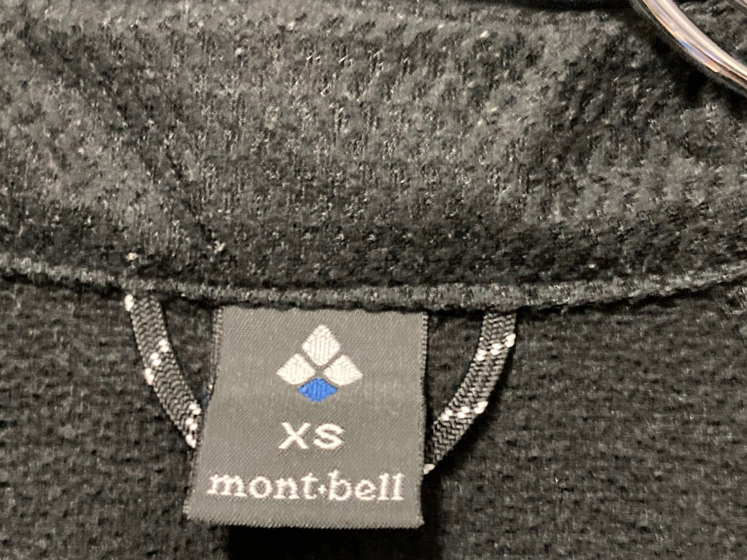 KC192 モンベル mont-bell 長袖 サイクルジャケット 黒 XS 裏起毛