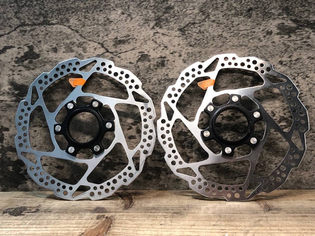 JN760 シマノ SHIMANO SM-RT54-S ディスクブレーキローター 前後セット Φ160/160