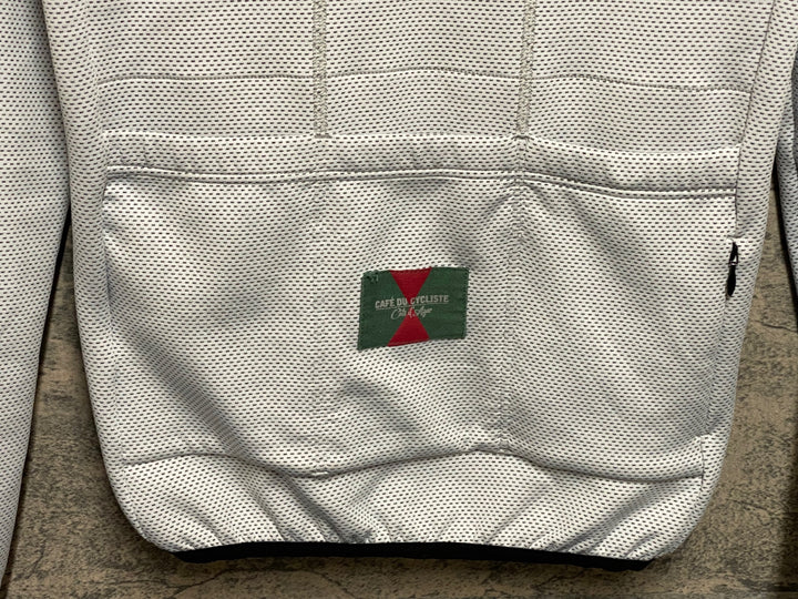 JQ526 カフェドシクリステ Cafe du Cycliste solenne man 長袖 フーティー 白 XS
