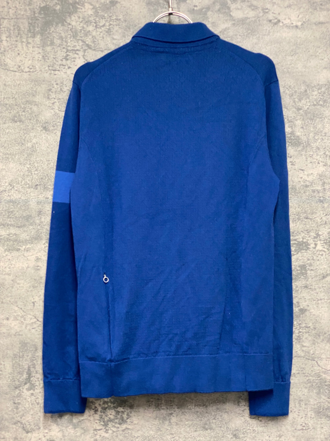 JV924 ラファ Rapha MERINO POLO 長袖 ポロシャツ 濃紺 S