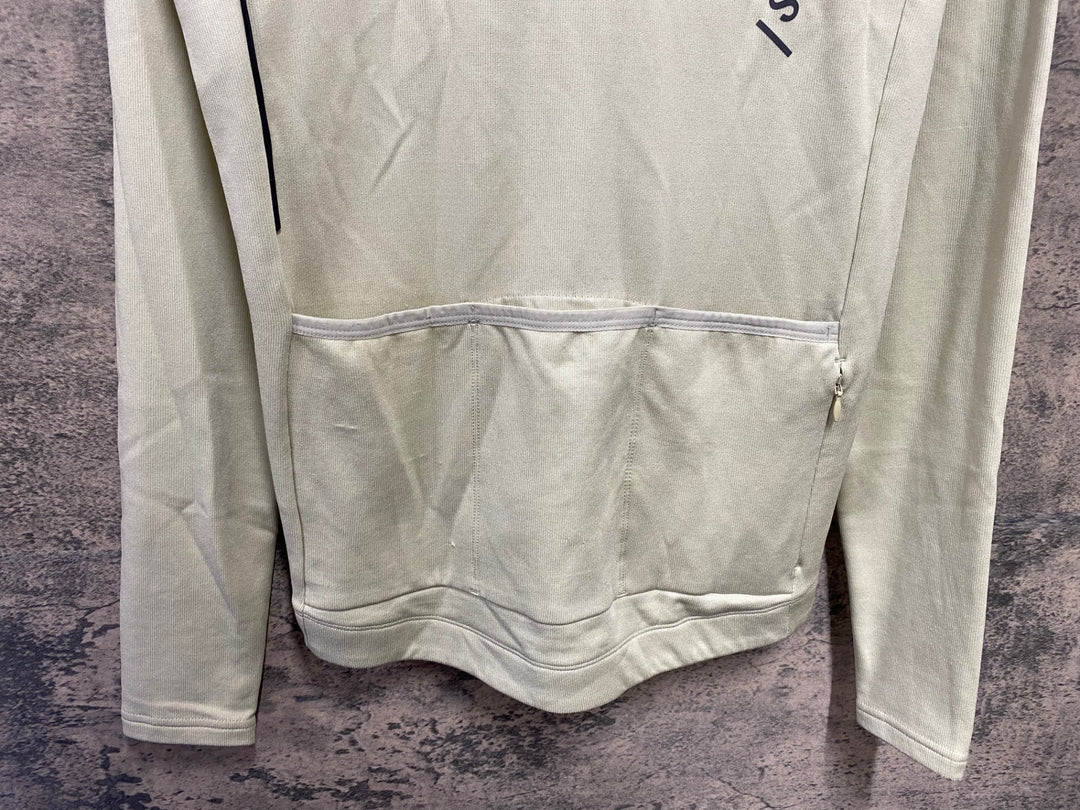 KD152 イザドア Isadore SIGNATURE THERMAL LONG SLEEVE JERSEY 長袖 サイクルジャージ 白 L