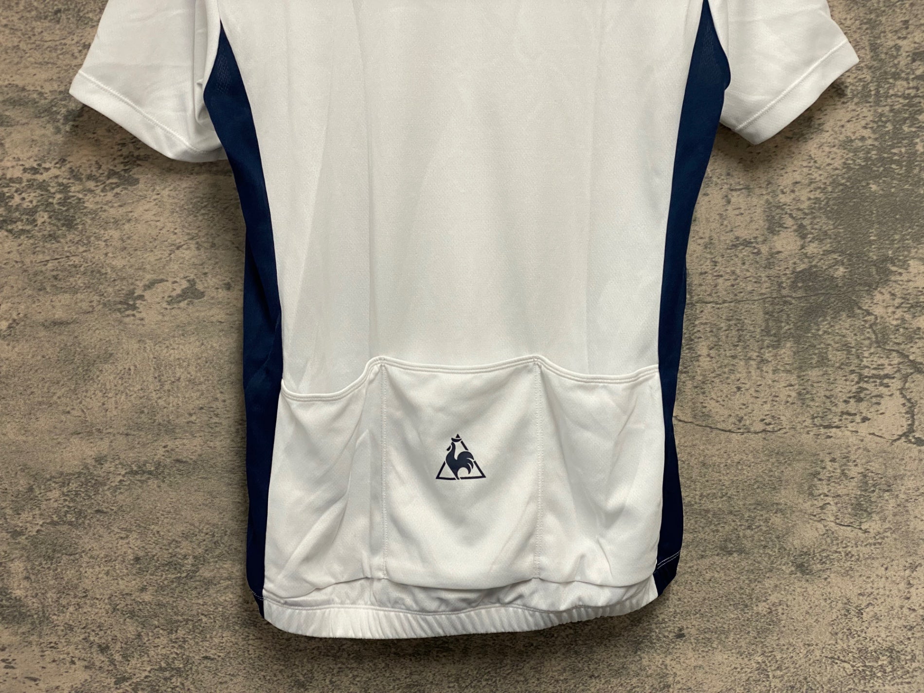 KD328 ルコックスポルティフ le coq sportif 半袖 サイクルジャージ 白