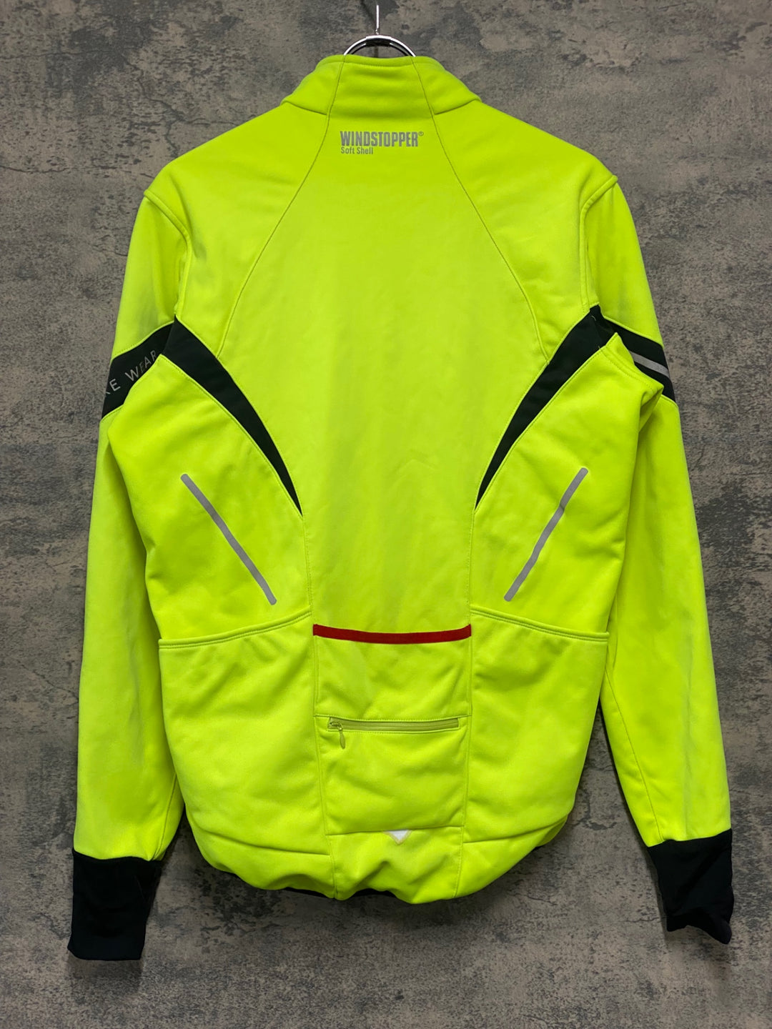 JZ003 ゴアバイクウェア GORE BIKE WEAR 長袖 サイクルジャケット 黃 L 裏起毛