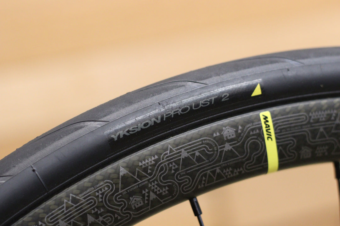 マヴィック MAVIC キシリウム KSYRIUM PRO CARBON SL UST DISC TDF カーボン チューブレスレディ ホイールセット シマノ11S/12S 【立川店】