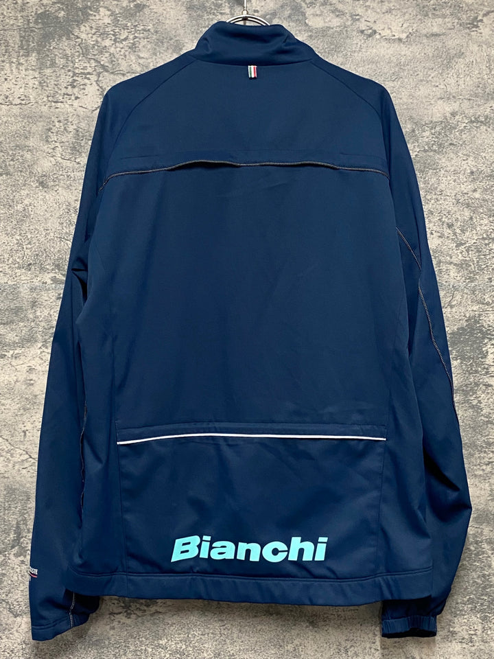 KG330 ビアンキ Bianchi 長袖 サイクルジャケット 紺 L