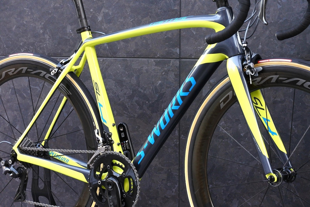 スペシャ SPECIALIZED エスワークス S-WORKS ターマック TARMAC SL4 2014 54サイズ シマノ デュラエース 9000MIX WH-R9100 C60 TU カーボン ロードバイク 【福岡店】