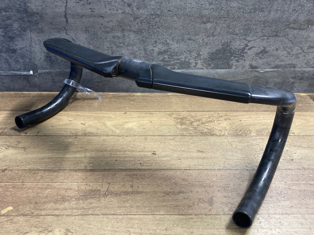 KQ249 スペシャライズド SPECIALIZED AEROFLY2 エアロフライ2 カーボンドロップハンドル 400mm Φ31.8 ※ケーブルトランジションキャップボルト錆、固着