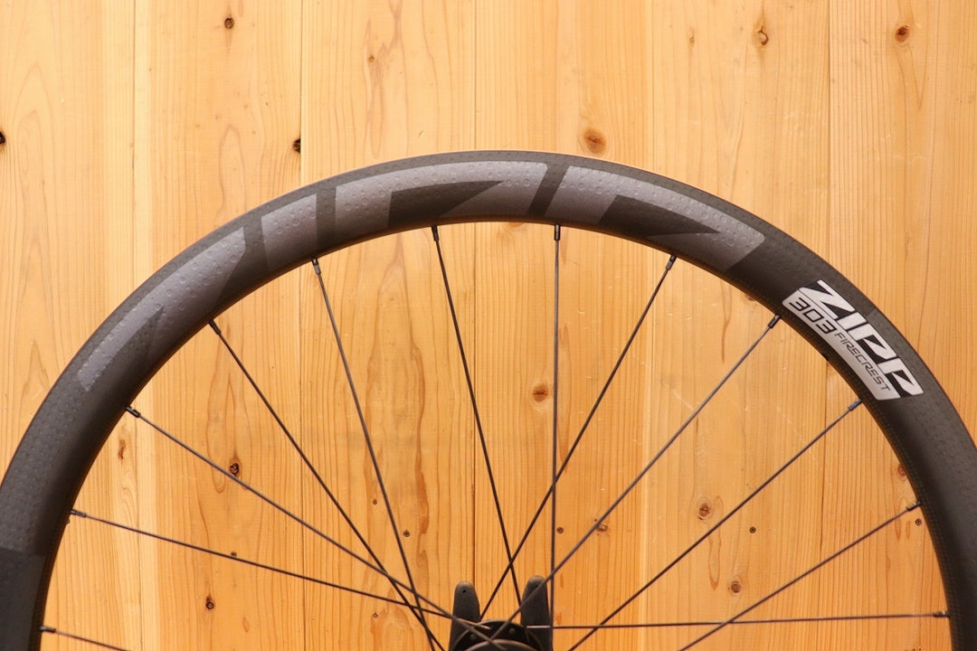 ジップ ZIPP 303 FIRECREST DISC カーボン チューブレスレディ ホイールセット シマノ 11S/12S フックレス 【芦屋店】