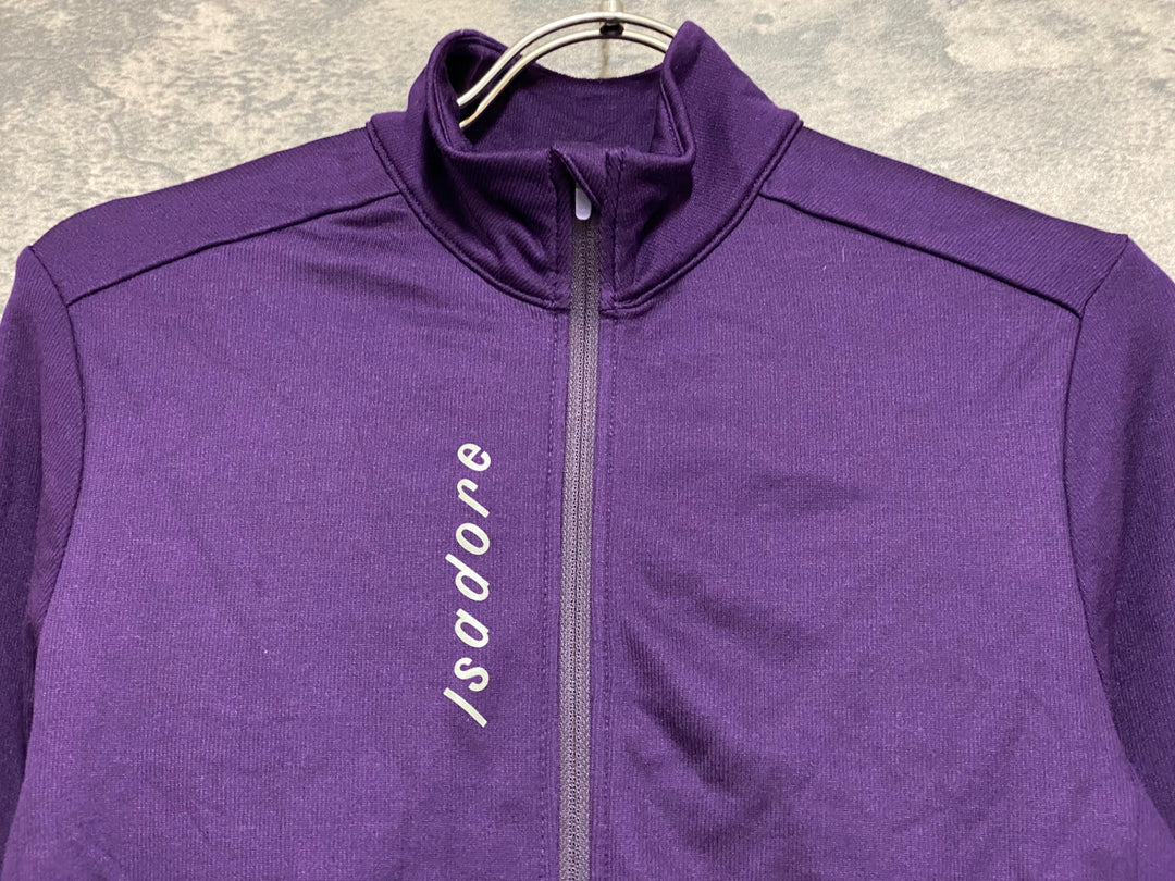 JQ126 イザドア Isadore シグネイチャージャージ Signature Thermal Long Sleeve Jersey 長袖 サイクルジャージ 紫 S
