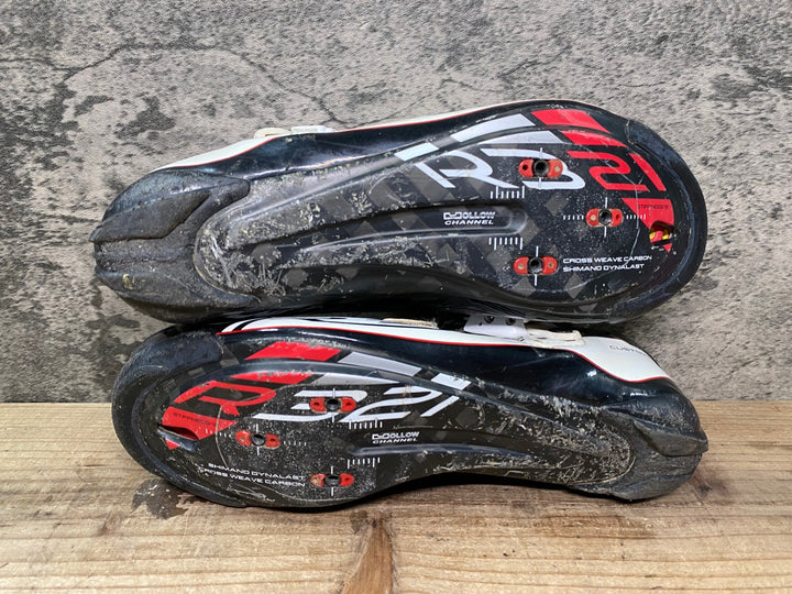JG392 シマノ SHIMANO SHR321W ビンディングシューズ EU39.5 黒白