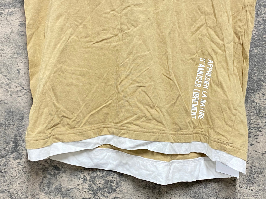 JZ840 ルコックスポルティフ le coq sportif 半袖 Tシャツ カーキ S