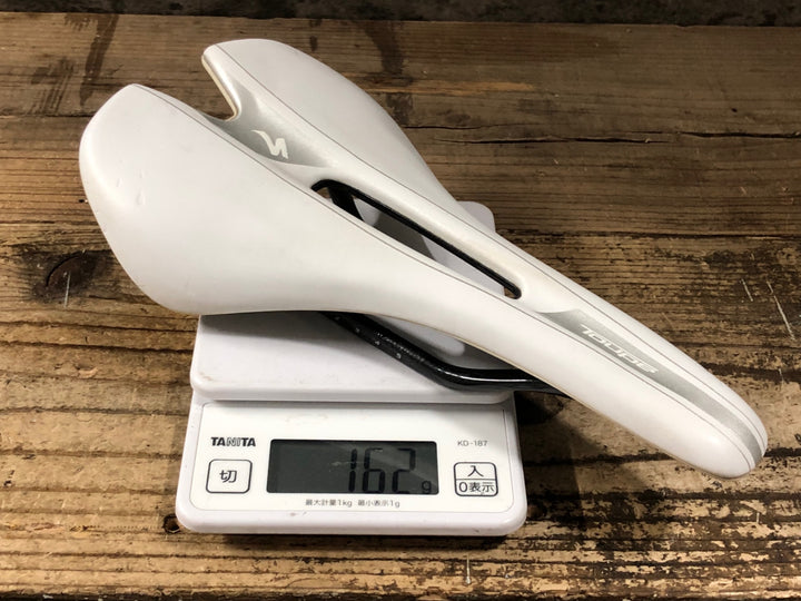 KH888 ペシャライズド SPECIALIZED TOUPE カーボンレール サドル 143mm 白