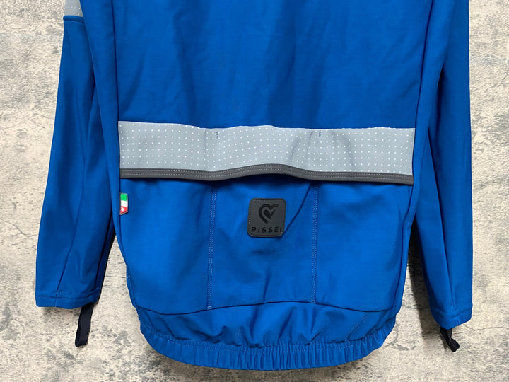 JM445 ピセイ PISSEI 長袖 サイクルジャケット 青 2/S 裏起毛