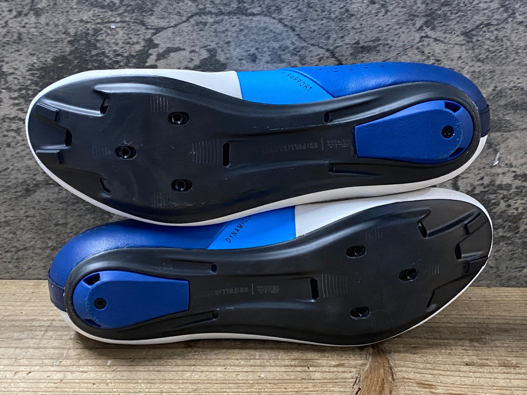 JS463 フィジーク fizi:k INFINITO R1B MOVISTAR TEAMモデル 3穴 ビンディングシューズ EUR41 白/青
