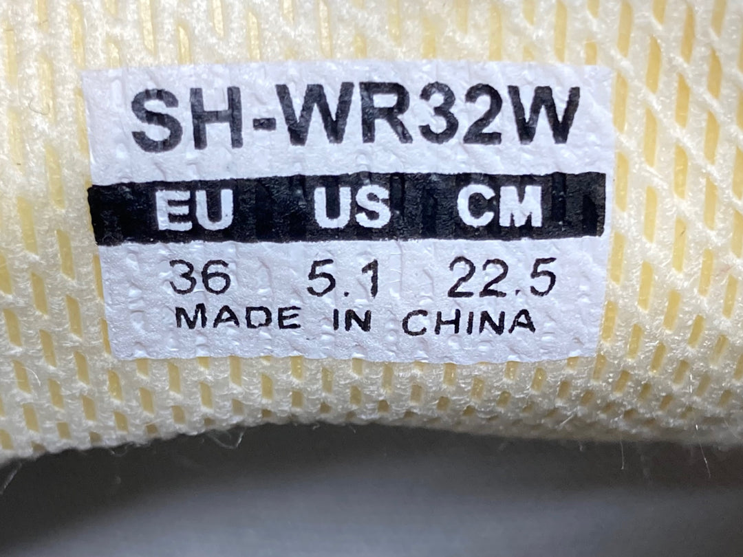 JE574 シマノ SHIMANO WR32 SH-WR32W ビンディングシューズ 3穴 白 EU36