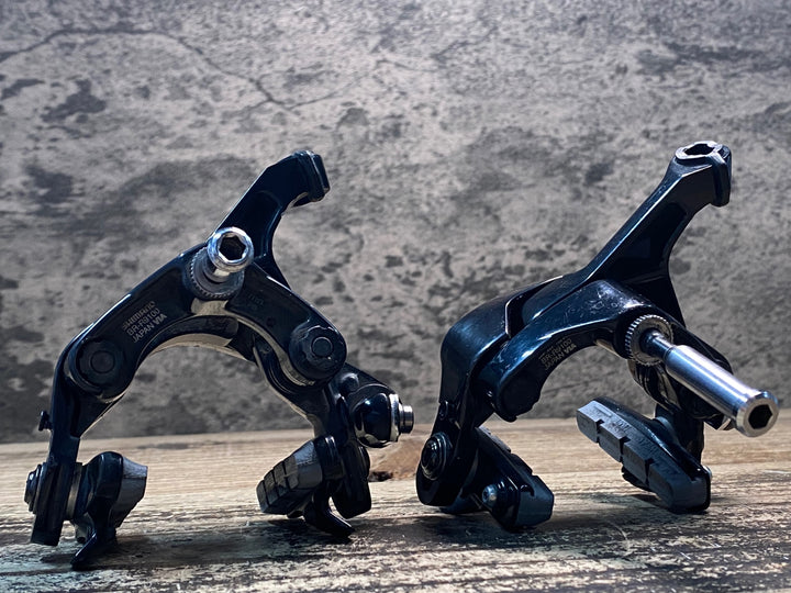 JI777 シマノ SHIMANO デュラエース DURA-ACE BR-R9100 キャリパーブレーキ 前後セット ※フロント側主軸外れのためジャンク
