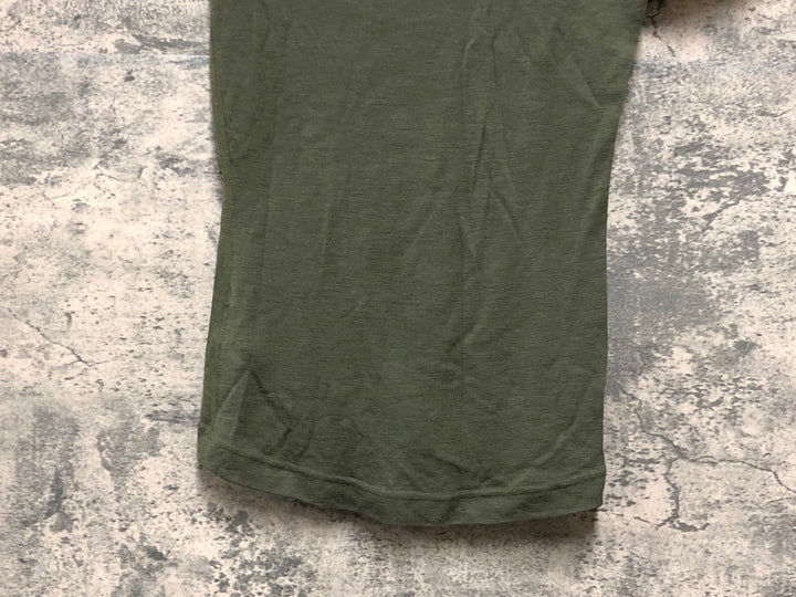 KD904 ラファ Rapha MERINO BASE LAYER - SHORT SLEEVE 半袖 ベースレイヤー カーキ XS