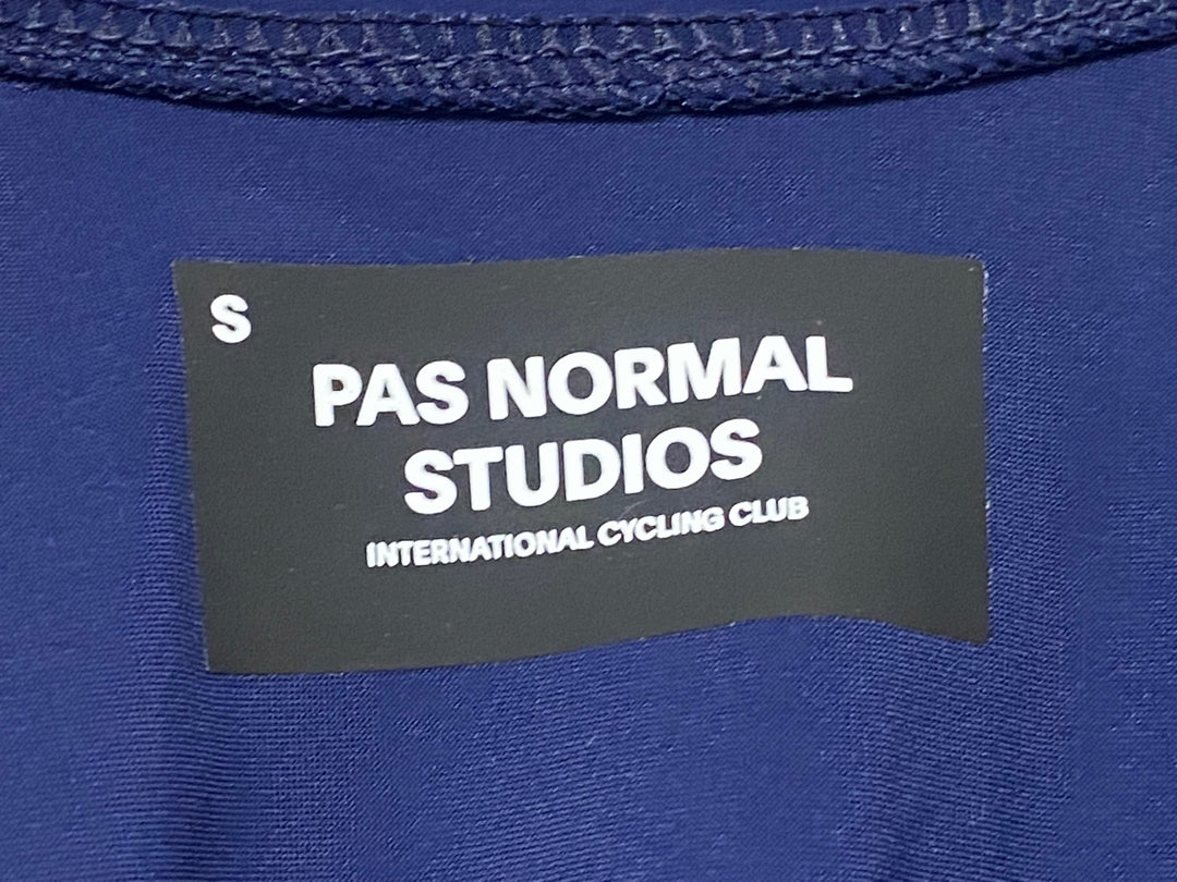 KJ295 パスノーマルスタジオ PAS NORMAL STUDIOS Essential Jersey 半袖 サイクルジャージ 青 S