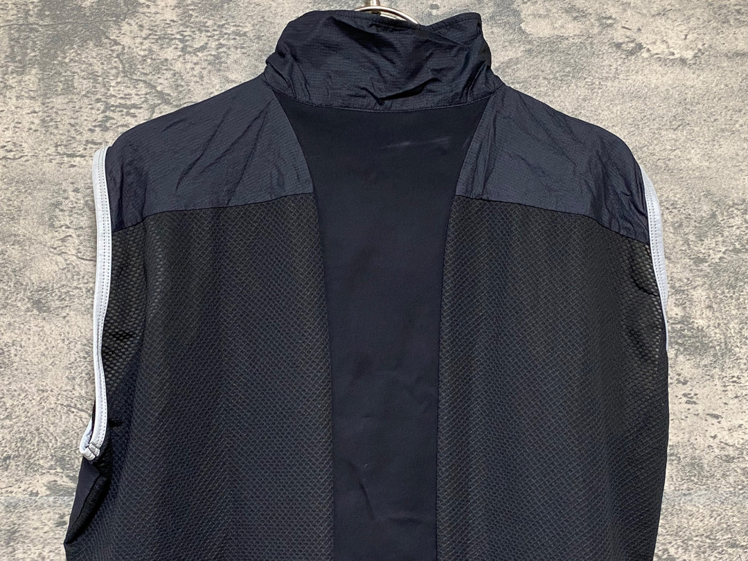 KB213 カステリ CASTELLI ROSSO CORSA サイクルベスト ジレ グレー XL ※ロゴ劣化