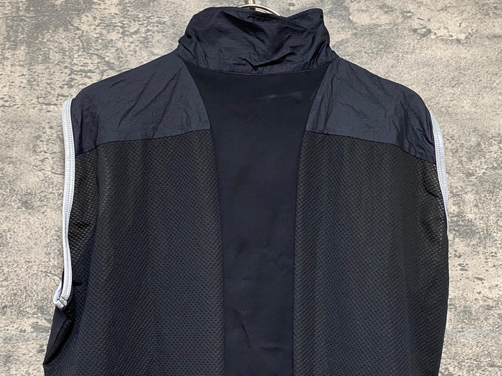KB213 カステリ CASTELLI ROSSO CORSA サイクルベスト ジレ グレー XL ※ロゴ劣化