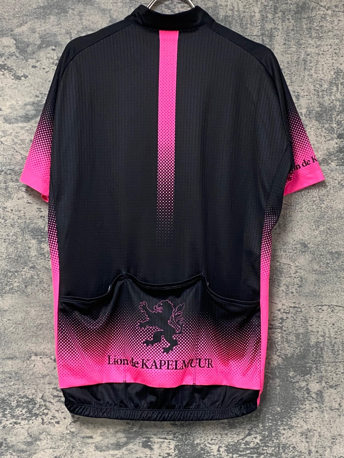 JX127 カペルミュール kapelmuur 半袖 サイクルジャージ XL 黒ピンク