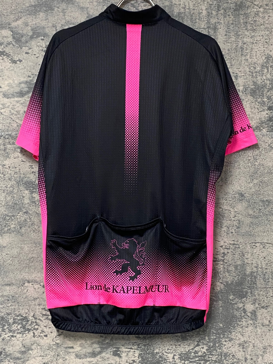 JX127 カペルミュール kapelmuur 半袖 サイクルジャージ XL 黒ピンク