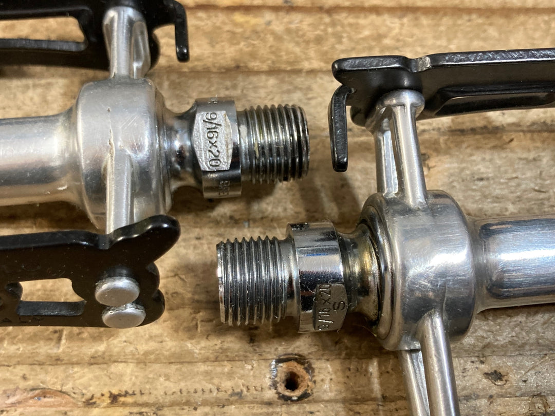 KH593 カンパニョーロ Campagnolo レコード Record SL Superleggeri Strada Pedals フラットペダル