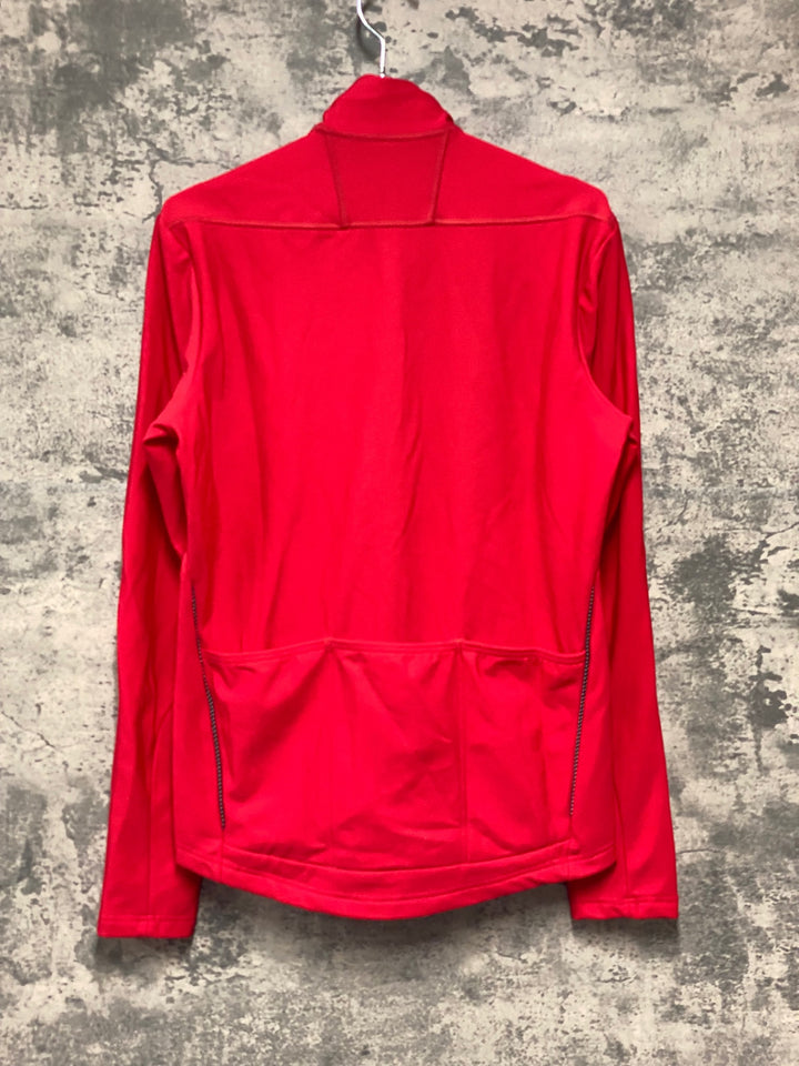 KG212 ゴア バイクウェア GORE BIKE WEAR 長袖 サイクルジャージ 裏起毛 M 赤