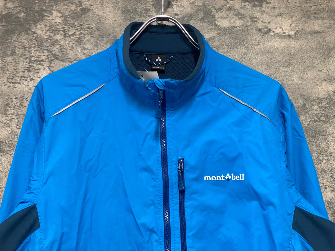 JZ969 モンベル mont-bell 長袖 サイクルジャケット グレー 水色 XL