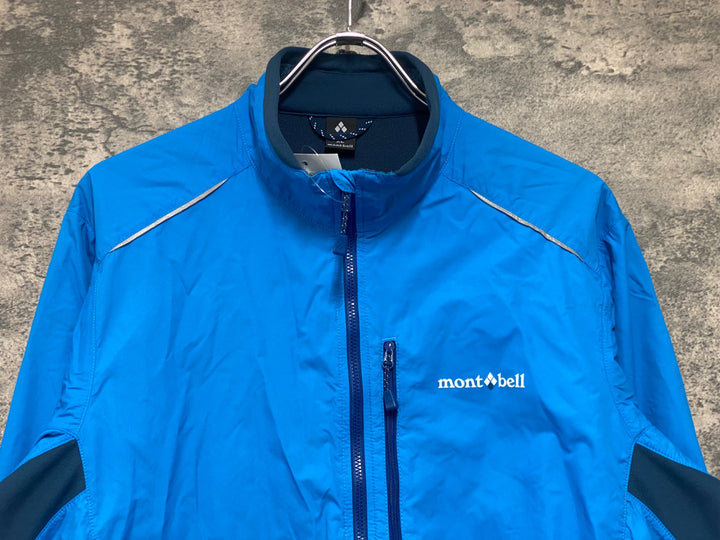 JZ969 モンベル mont-bell 長袖 サイクルジャケット グレー 水色 XL