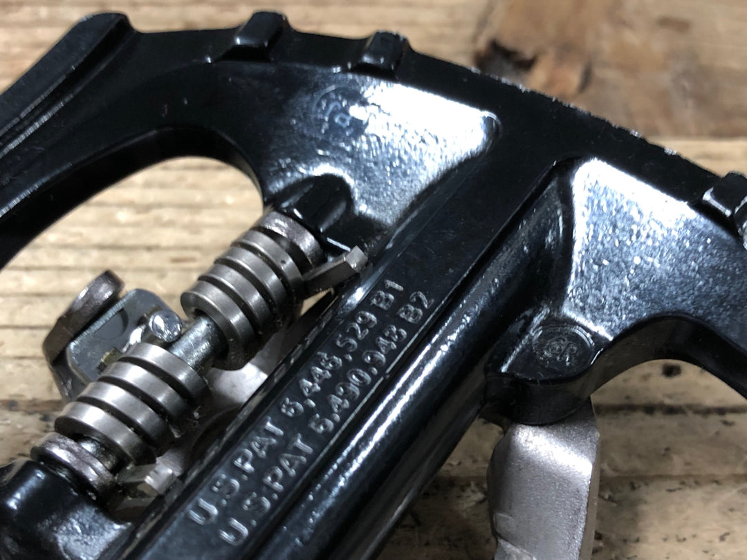 JW342 シマノ SHIMANO PD-A530 ビンディングペダル 片面フラット SPD 黒