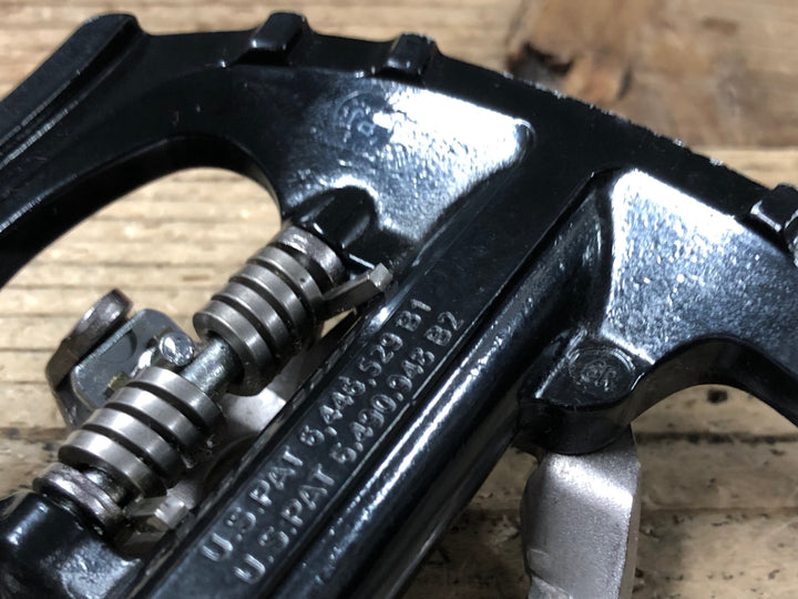 JW342 シマノ SHIMANO PD-A530 ビンディングペダル 片面フラット SPD 黒