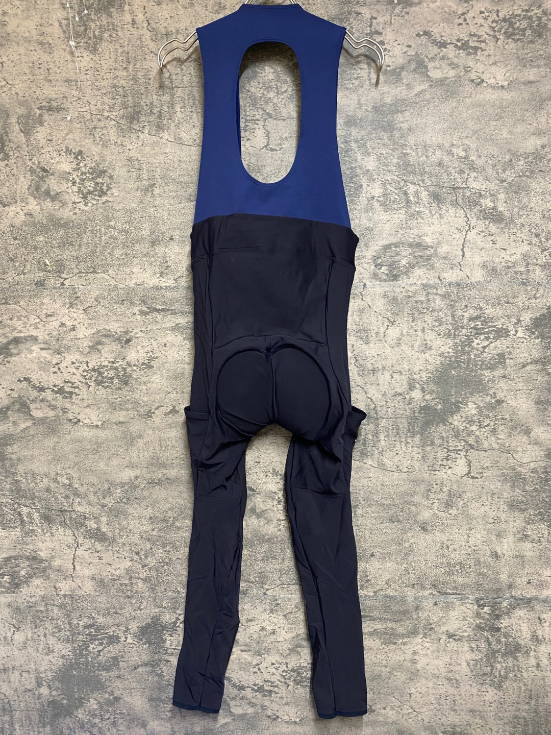 JS012 ラファ Rapha CORE CARGO WINTER TIGHTS WITH PAD カーゴ ビブタイツ 紺 黒 M 裏起毛