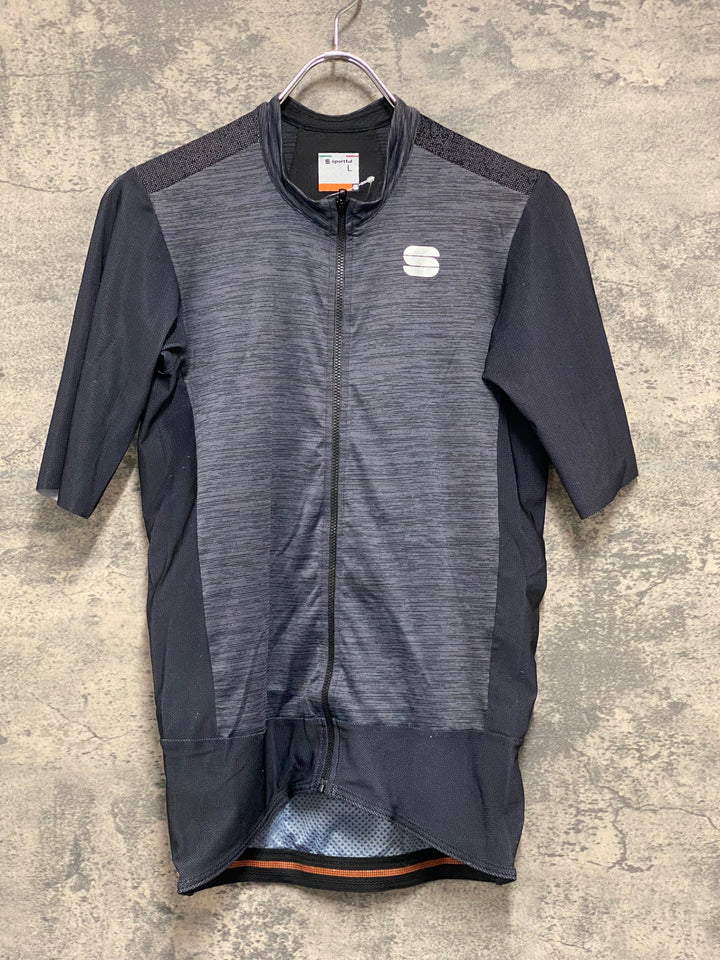 JP849 スポーツフル sportful 半袖 サイクルジャージ 黒 L