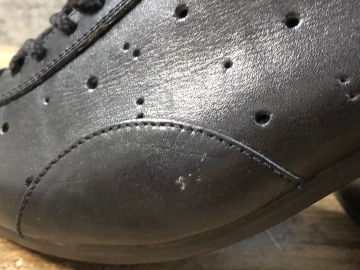 KJ375 フジタ FUJITA Racer SHOES ビンディングシューズ 黒 5 1/2 ビンテージ